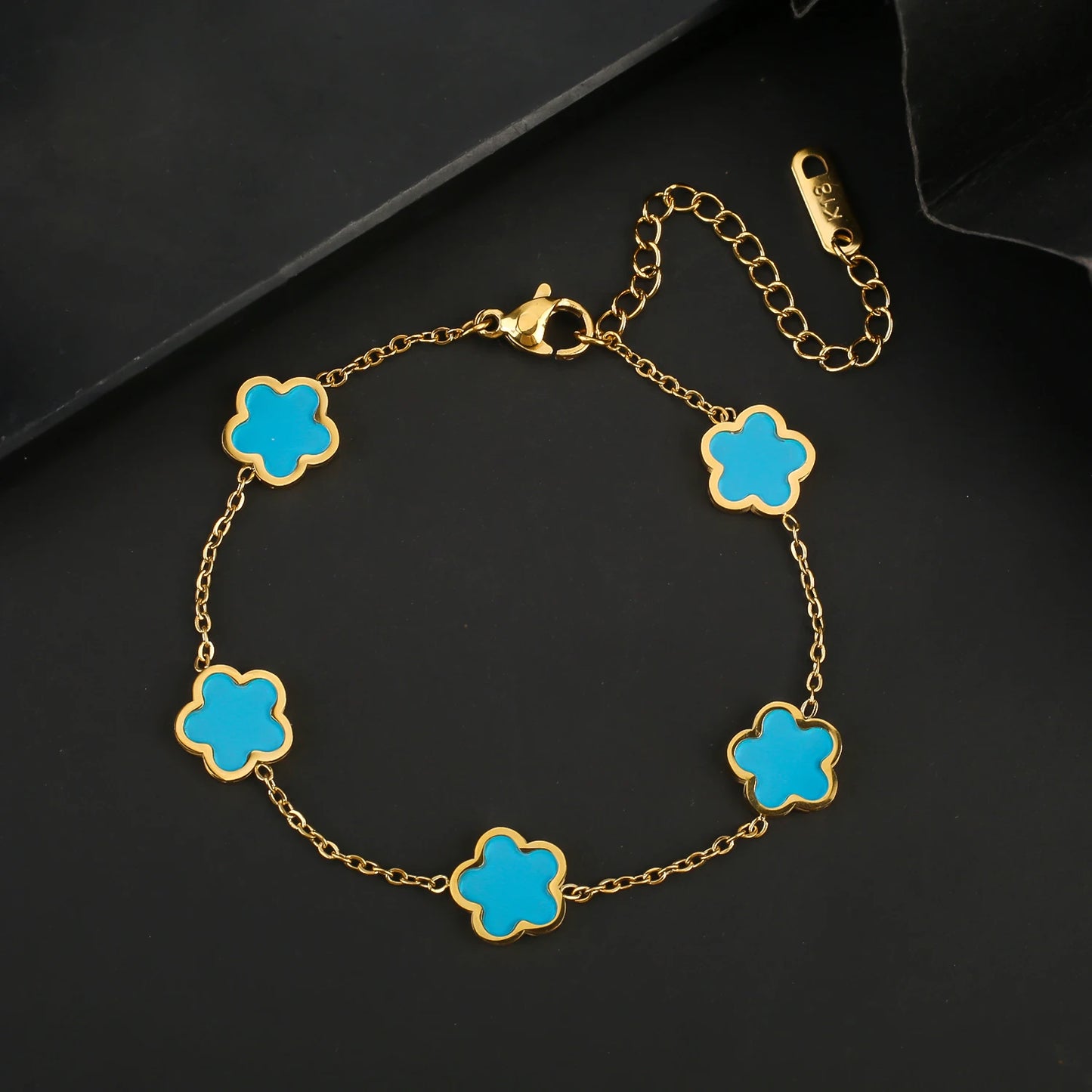 Clover Bracelet Gold-Plated