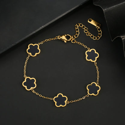 Clover Bracelet Gold-Plated